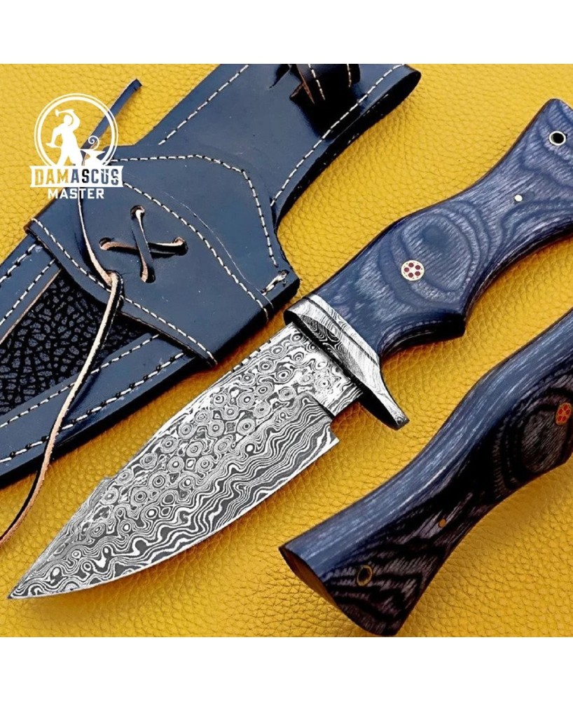 Premium Damascus Hunting Knife