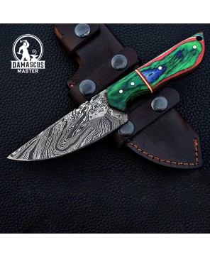 Razor Sharp Damascus Hunting Knife