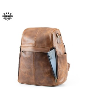 The Knuckle Genuine Leather Backpack.