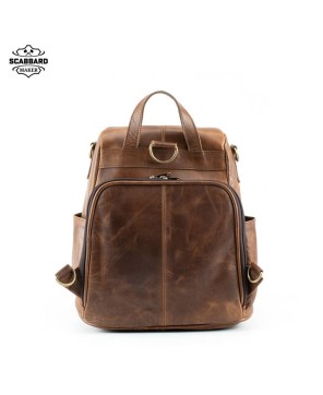 The Knuckle Genuine Leather Backpack.