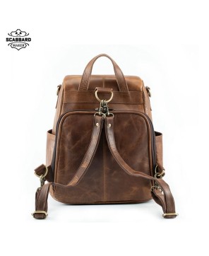 The Knuckle Genuine Leather Backpack.