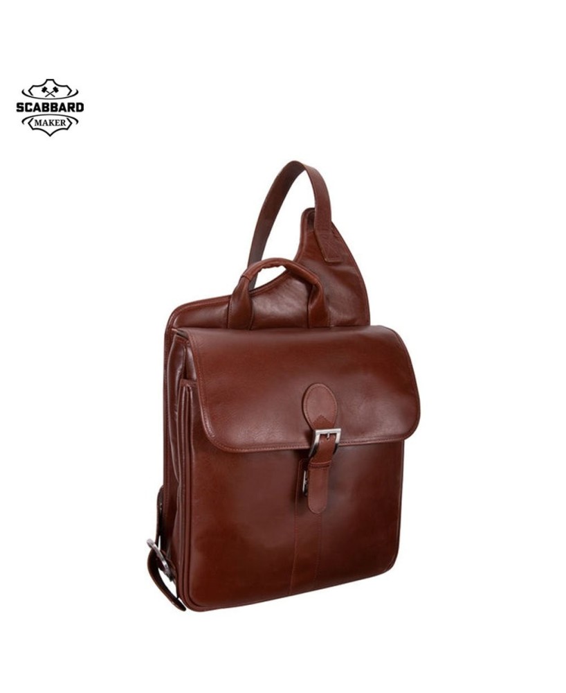 The Sabotino Genuine Leather Backpack.