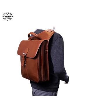 The Sabotino Genuine Leather Backpack.