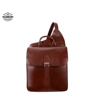 The Sabotino Genuine Leather Backpack.