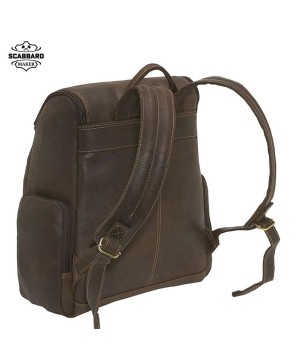 The Distressed Genuine Leather Backpack.