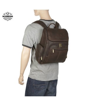 The Distressed Genuine Leather Backpack.