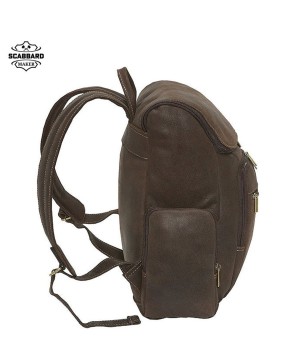 The Distressed Genuine Leather Backpack.