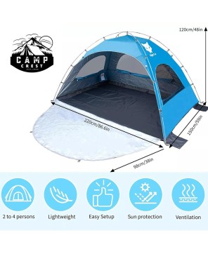 Stay Protected and Comfortable at the Beach with Campcrest