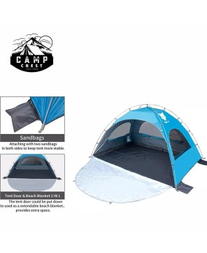 Stay Protected and Comfortable at the Beach with Campcrest