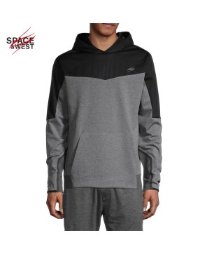 Grey Black Pullover Hoodie