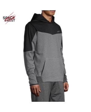 Grey Black Pullover Hoodie