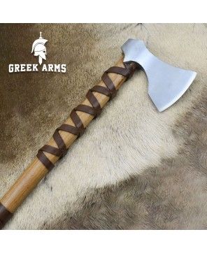 Viking Type E Etched Axe