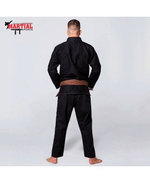 Pure Core Black BJJ Gi Suit - Premium Quality by Martial Sport