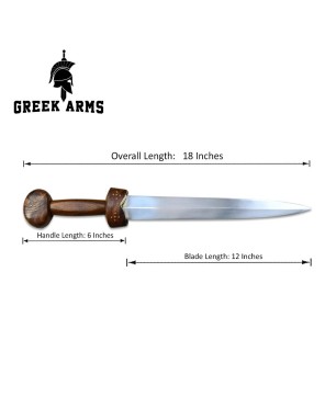 Brass Nail Stud Dagger - Greek Arms