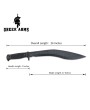 Durable Polypropylene Kukri Training Sword