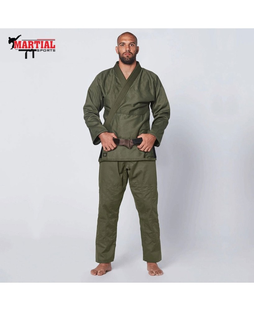 Military Green Brazilian Core BJJ Gi - Premium Quality