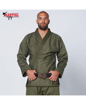 Military Green Brazilian Core BJJ Gi - Premium Quality