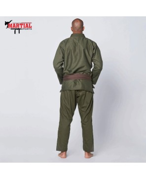 Military Green Brazilian Core BJJ Gi - Premium Quality