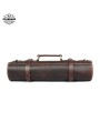 The Leather Chef Knife Roll 10 Slot - Premium Buffalo Leather