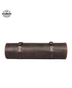 The Leather Chef Knife Roll 10 Slot - Premium Buffalo Leather