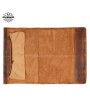 Vicenza Leather Knife Roll - Caramel Brown