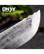 Custom Handmade Carbon Steel Meat Cleaver Vegetable Chopper Kitchen Knife by Onyx Cutlery