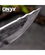 Custom Handmade Carbon Steel Meat Cleaver Vegetable Chopper Kitchen Knife by Onyx Cutlery