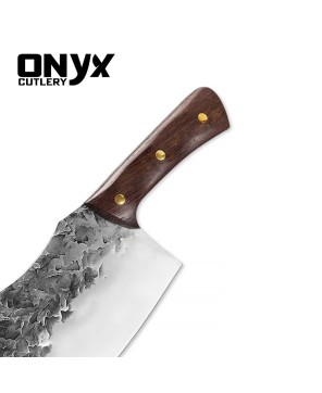 Custom Handmade Butcher Style Kitchen Knife by Onyx Cutlery