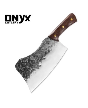 Custom Handmade Butcher Style Kitchen Knife by Onyx Cutlery