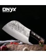 Custom Handmade Cleaver Chef Butcher Style Knife by Onyx Cutlery