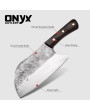 Custom Handmade Cleaver Chef Butcher Style Knife by Onyx Cutlery