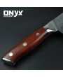 Custom  Handmade Damascus Steel Kitchen Sharp Knife by Onyx Cutlery