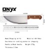 Custom Handmade Stainless Steel Butcher Chopping Kitchen Chef Knife by Onyx Cutlery