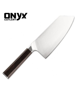 Custom Handmade Stainless Steel Sharp Knife With Ebony Handle by Onyx Cutlery