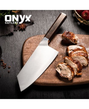 Custom Handmade Stainless Steel Sharp Knife With Ebony Handle by Onyx Cutlery