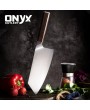 Custom Handmade Stainless Steel Sharp Knife With Ebony Handle by Onyx Cutlery