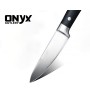 Custom Handmade Carbon Steel Kitchen Knife With Wood Handle Razor Sharp by Onyx Cutlery