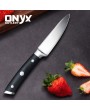 Custom Handmade Carbon Steel Kitchen Knife With Wood Handle Razor Sharp by Onyx Cutlery