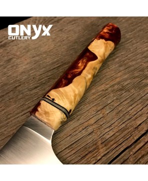 Custom Handmade carbon steel with Custom Handle by Onyx Cutlery