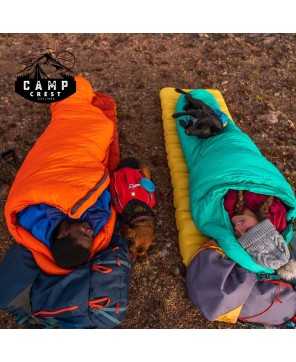 Premium lightweight 800 fill DriDown Sleeping Bag by Campcrest