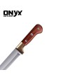 Chef's Knife Carbon Stainless Steel Kitchen Knife with Pear Tree Handle 5.5 Inch by Onyx Cutlery