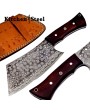 Handmade Damascus Steel Cleaver Chopper Chef Kitchen Knife