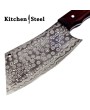 Handmade Damascus Steel Cleaver Chopper Chef Kitchen Knife