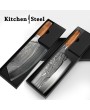 Butcher Knife Set Stainless & Damascus Steel Cleaver Chef and Chopper Slicing Knives