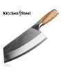 Butcher Knife Set Stainless & Damascus Steel Cleaver Chef and Chopper Slicing Knives