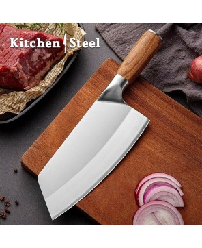 Butcher Knife Set Stainless & Damascus Steel Cleaver Chef and Chopper Slicing Knives