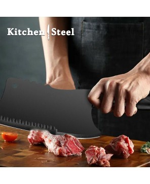 Heavy-duty Kitchen Butcher Knife Bone Chopping Fish Meat Slicing Cleaver Tool