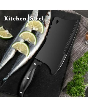 Heavy-duty Kitchen Butcher Knife Bone Chopping Fish Meat Slicing Cleaver Tool