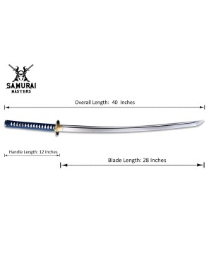 Classic Handmade Katana Samurai Sword - 1060 Steel Sharp Blade