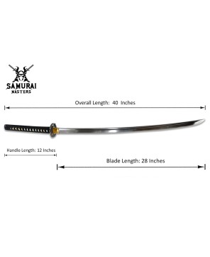 Hand Forged Razor-Sharp Katana Sword with Hand-Painted Scabbard